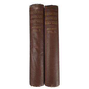 THE HISTORY OF THE DECLINE AND FALL ROMAN EMPIRE by Edward Gibbon vol 1 & 2 Book